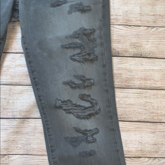 Guess Jeans Boy Fit High Rise Size 27 Gray - Picture 3 of 7